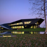 Vidre Negre Office Building, Cuneo, Italy, DaMilano Studio